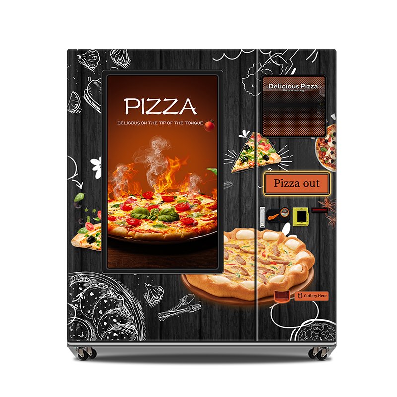 55-inch pizza vending machine with advertising screen for sale Europe