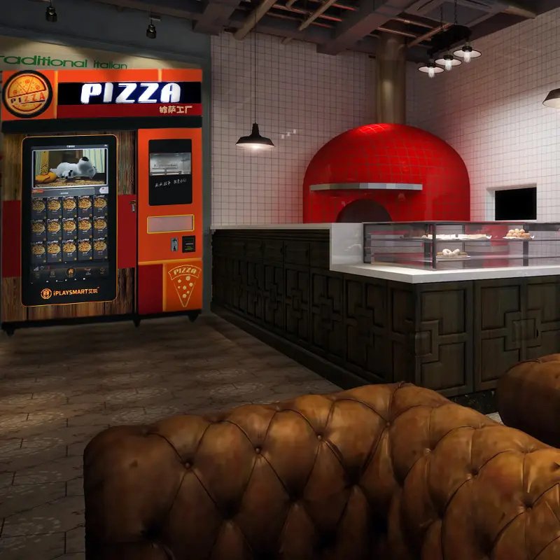 Comprehensive 2-year warranty coverage for pizza vending machines across Europe