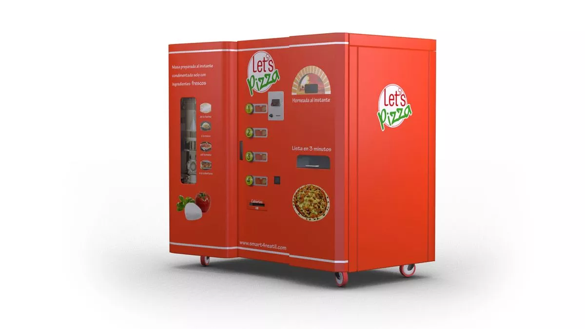 Fresh pizza vending machines