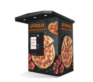 Frozen pizza vending machine (heat/cook-to-serve) example
