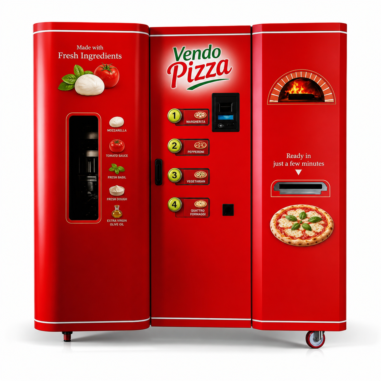 Vendo Pizza Fresh Series machine for premium commercial locations