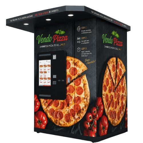 Vendo Pizza Frozen Series machine used in European pricing comparison